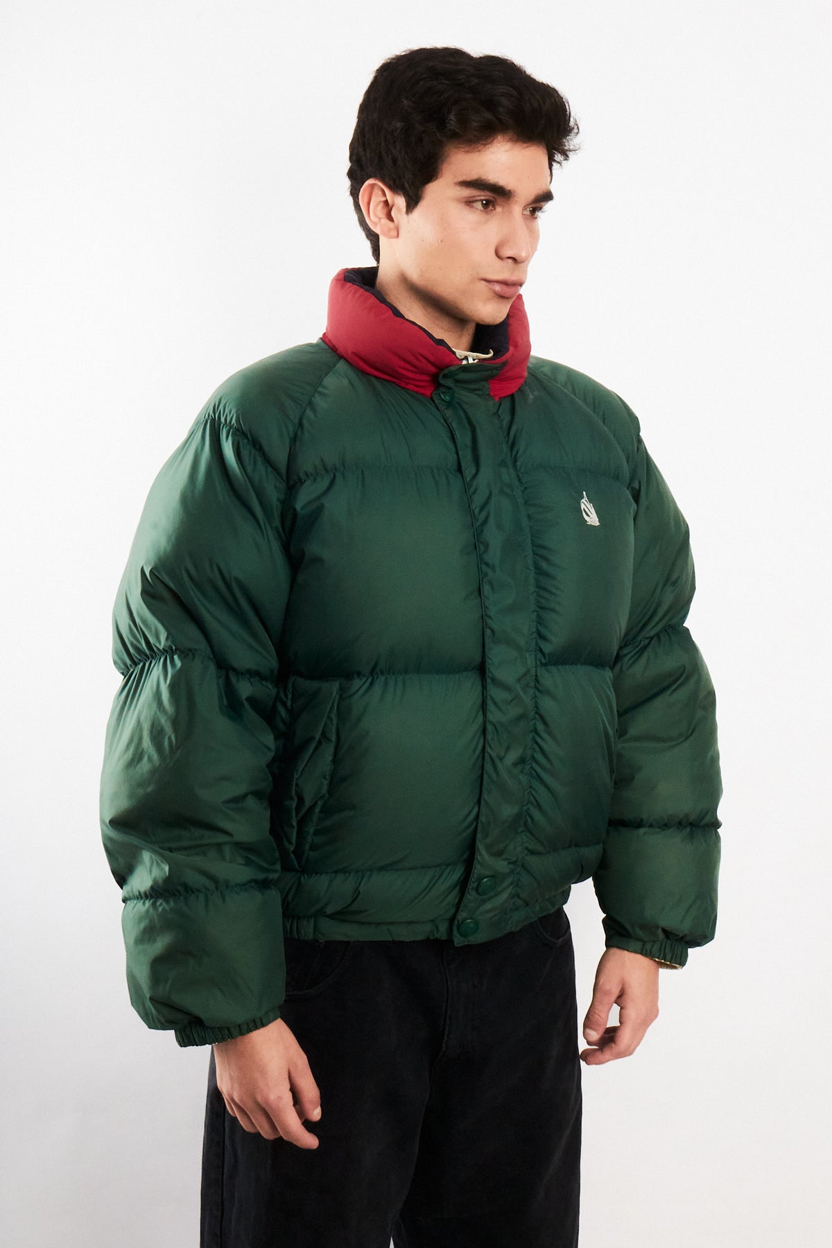 1990 Vintage Nautica Impermeable Down Big Logo/ Puffer Jacket (M/L)