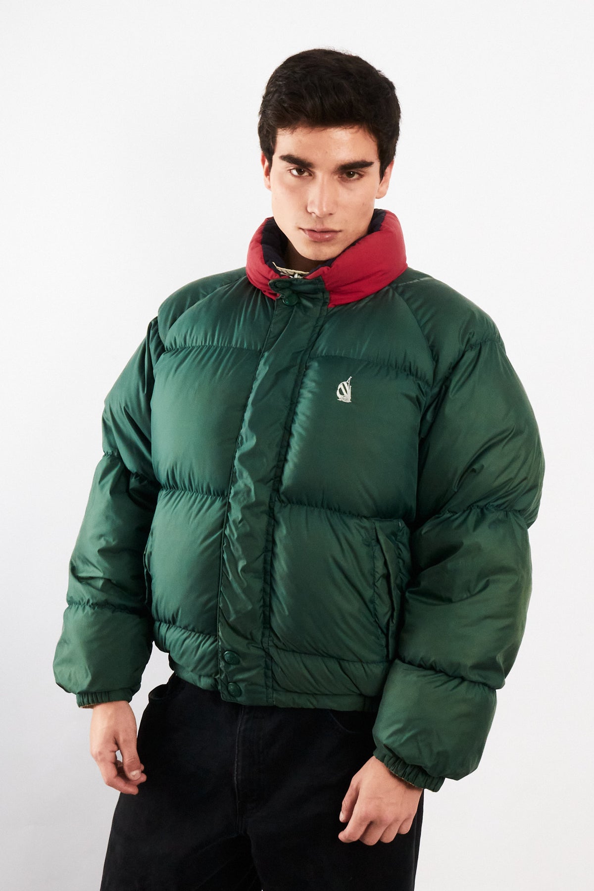 1990 Vintage Nautica Impermeable Down Big Logo/ Puffer Jacket (M/L)