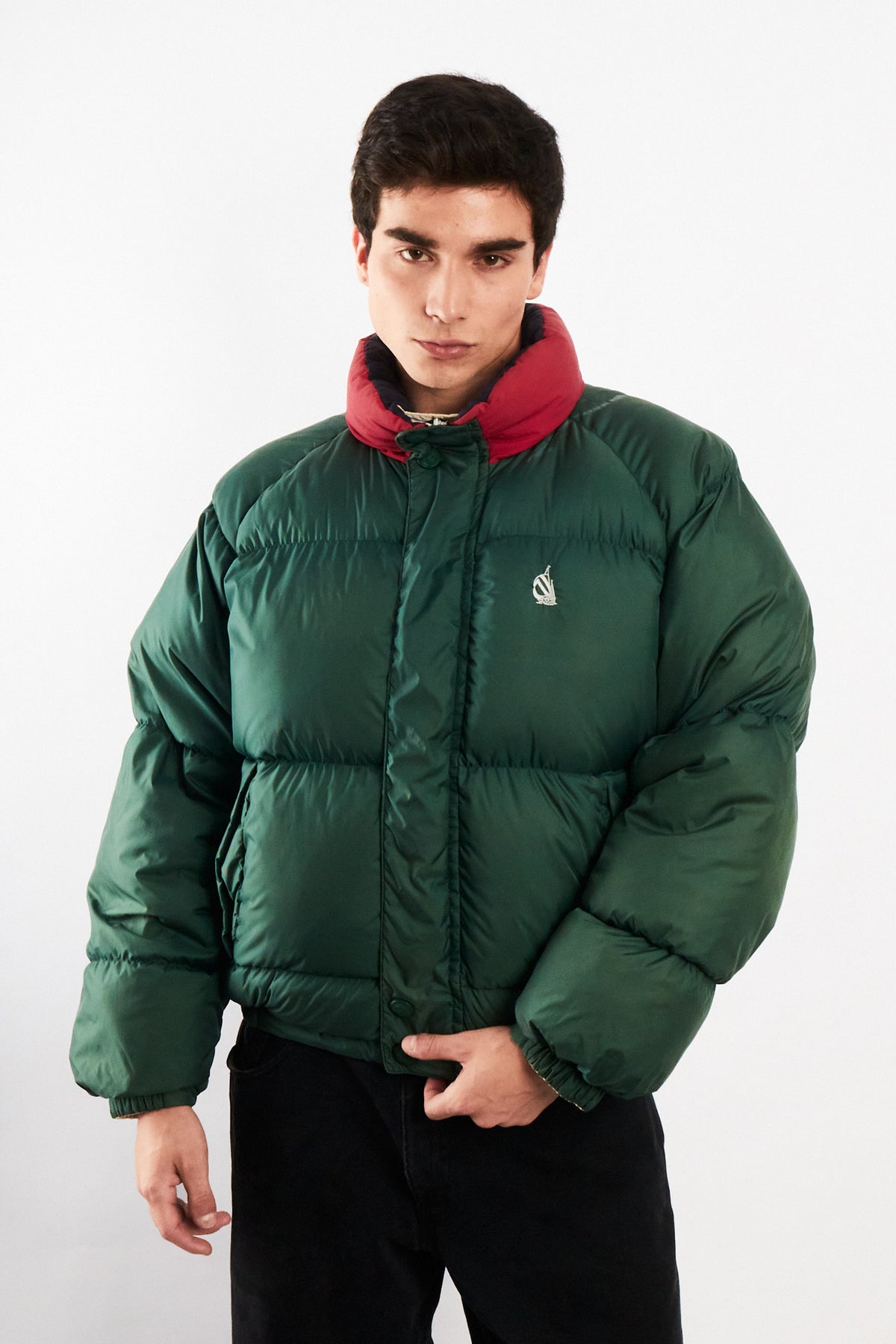 1990 Vintage Nautica Impermeable Down Big Logo/ Puffer Jacket (M/L)