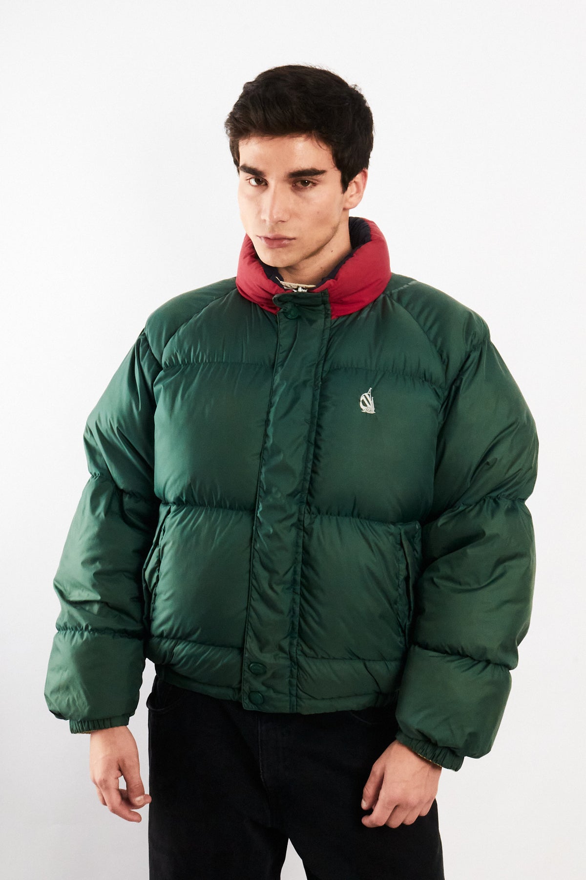 1990 Vintage Nautica Impermeable Down Big Logo/ Puffer Jacket (M/L)