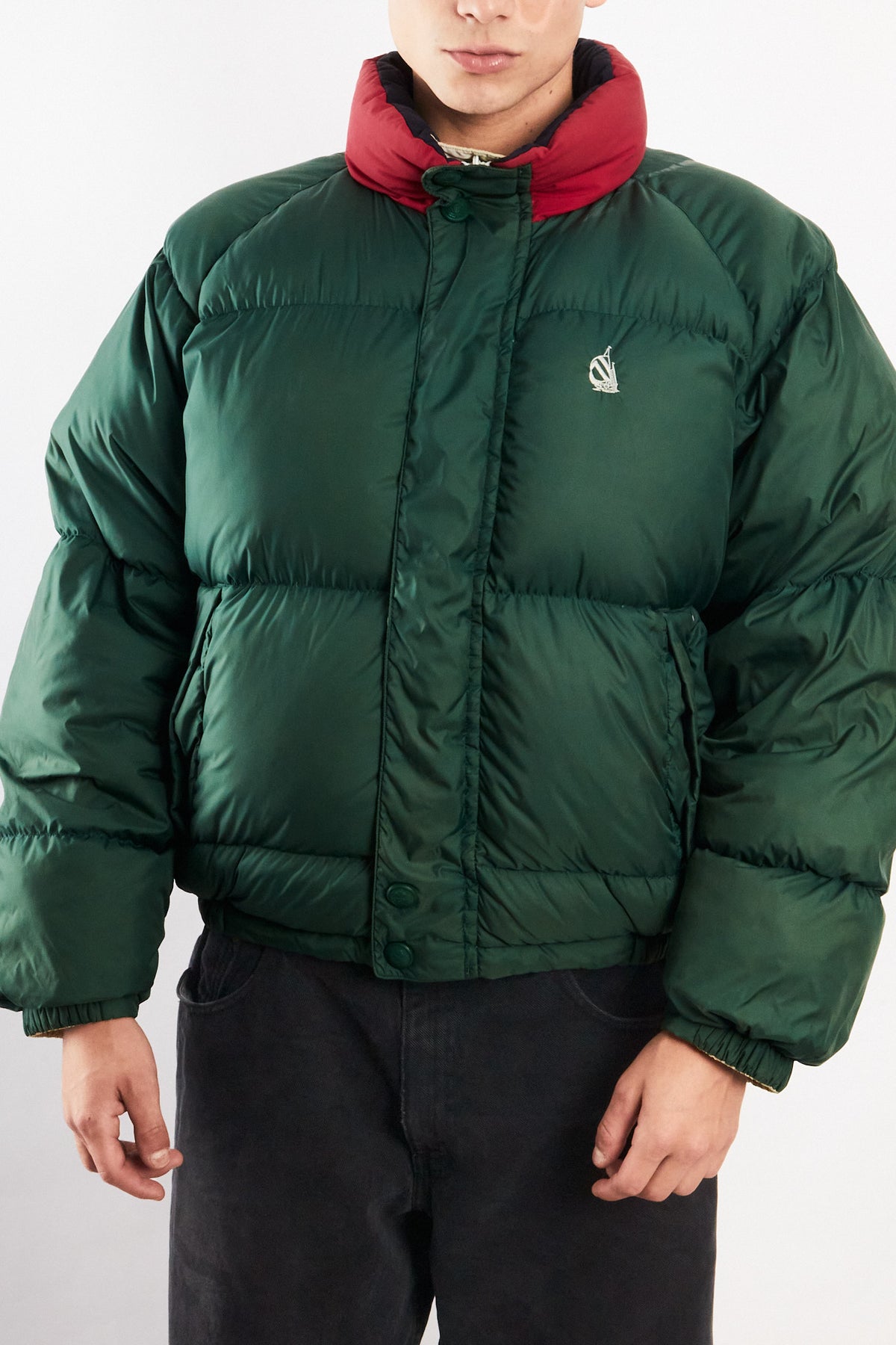 1990 Vintage Nautica Impermeable Down Big Logo/ Puffer Jacket (M/L)