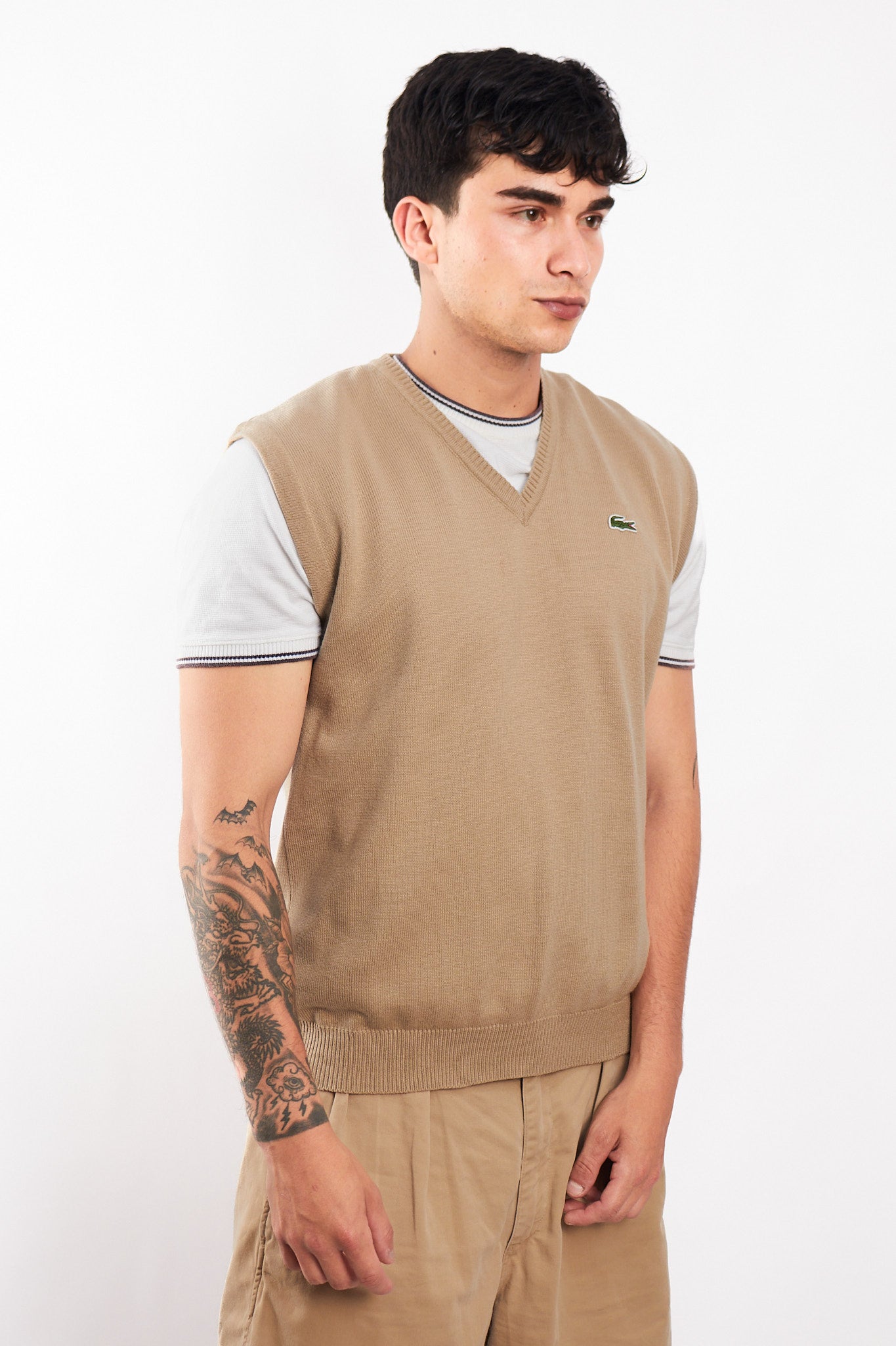 Lacoste Beige Vest (M/L)
