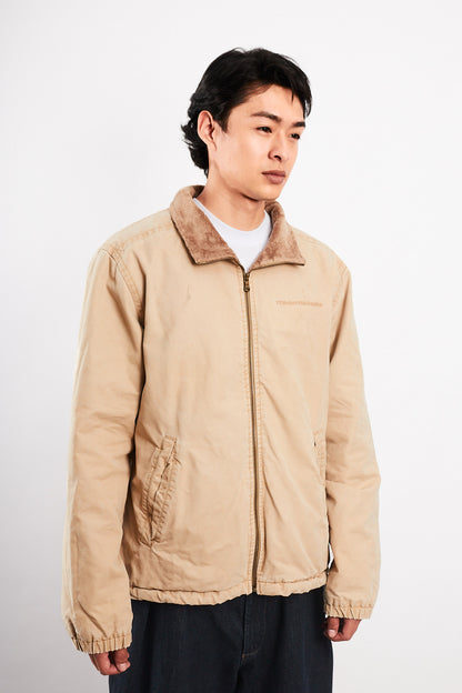 2000 Vintage Tommy Hilfiger Beige Sherpa Quilted Jacket (M/L)