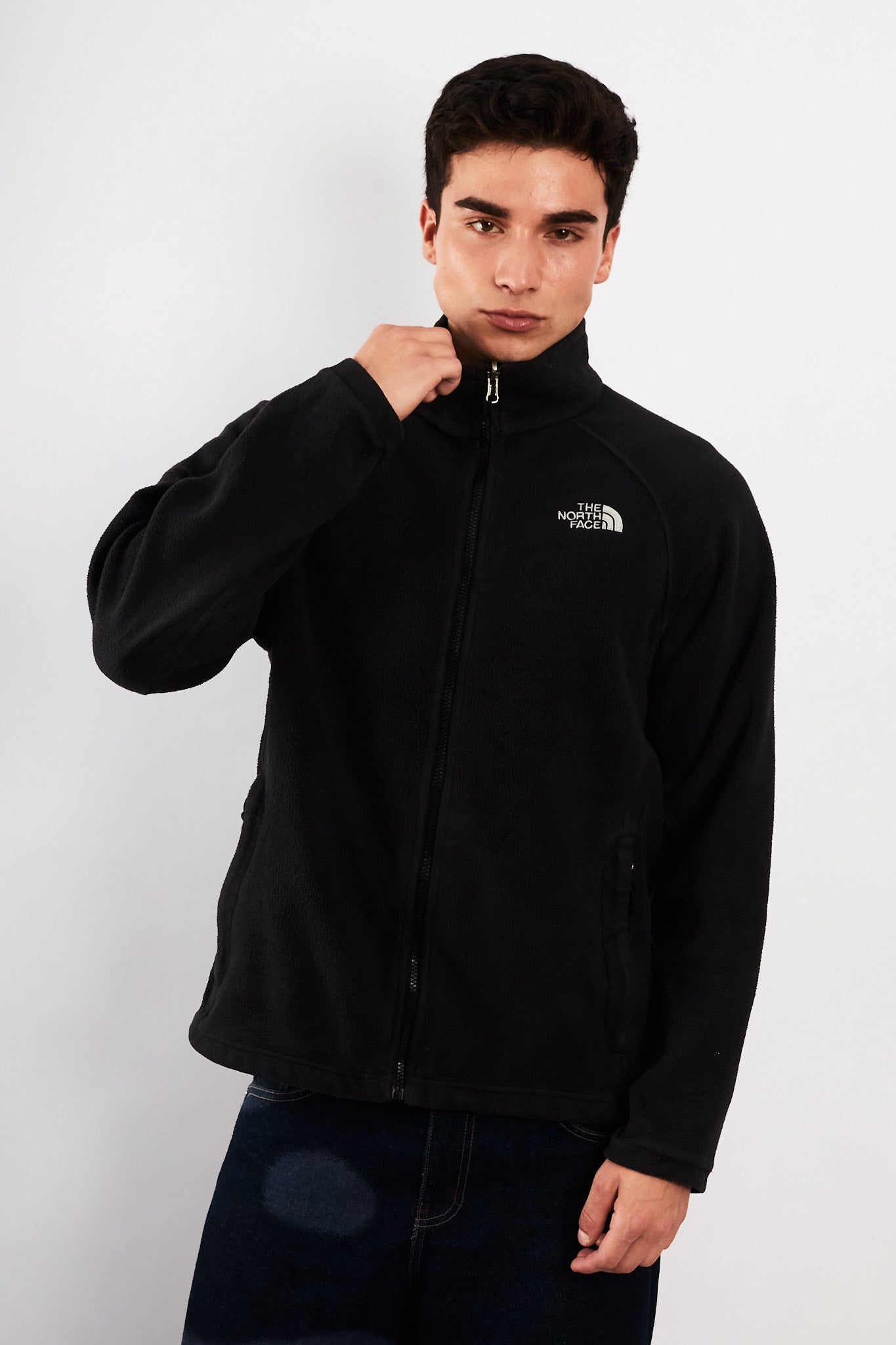 2000 The North Face Black Fleece Jacket (M/L)