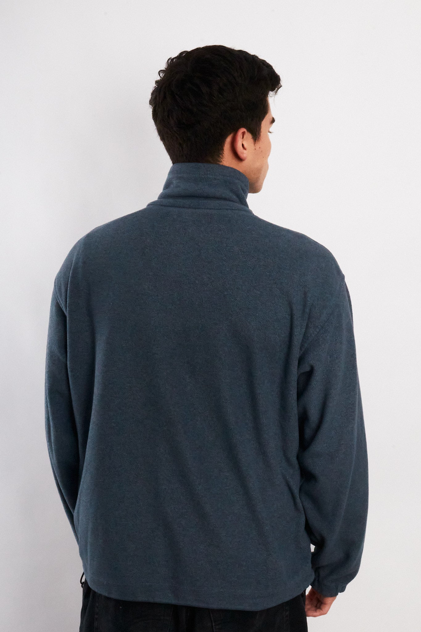 Vintage Columbia Steel Blue Fleece Jacket (M)