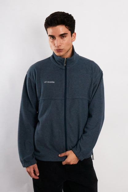 Vintage Columbia Steel Blue Fleece Jacket (M)