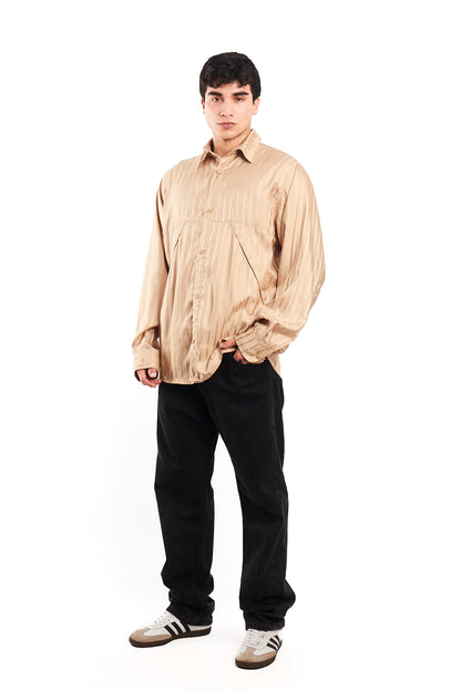 2022 Adidas Gold Striped Shirt (L)