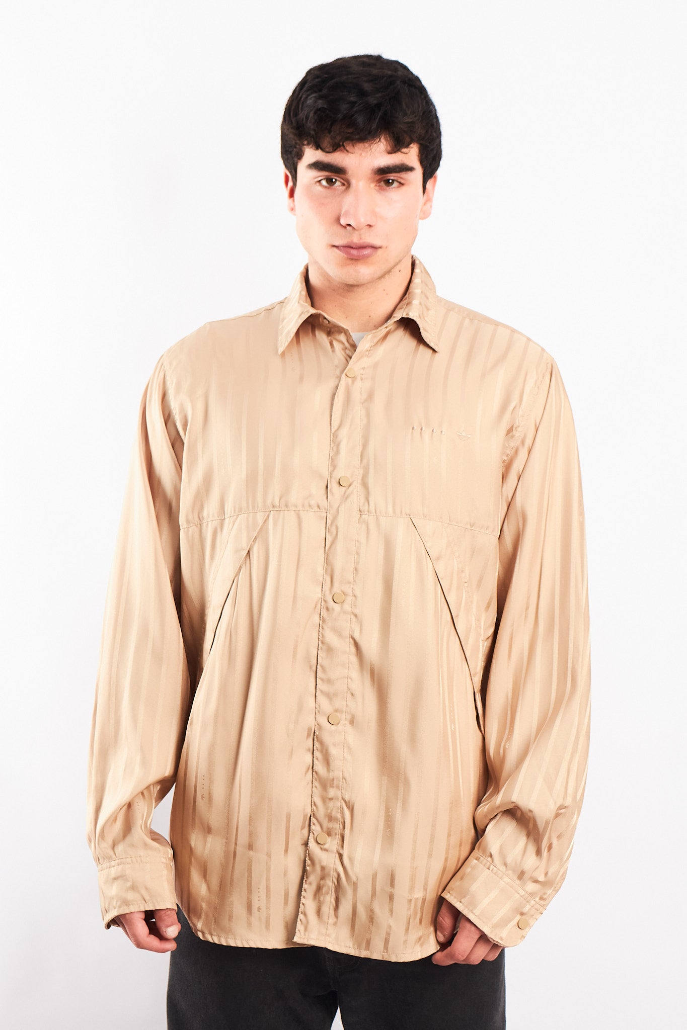 2022 Adidas Gold Striped Shirt (L)