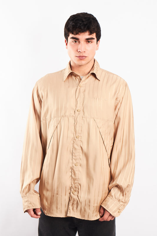 2022 Adidas Gold Striped Shirt (L)