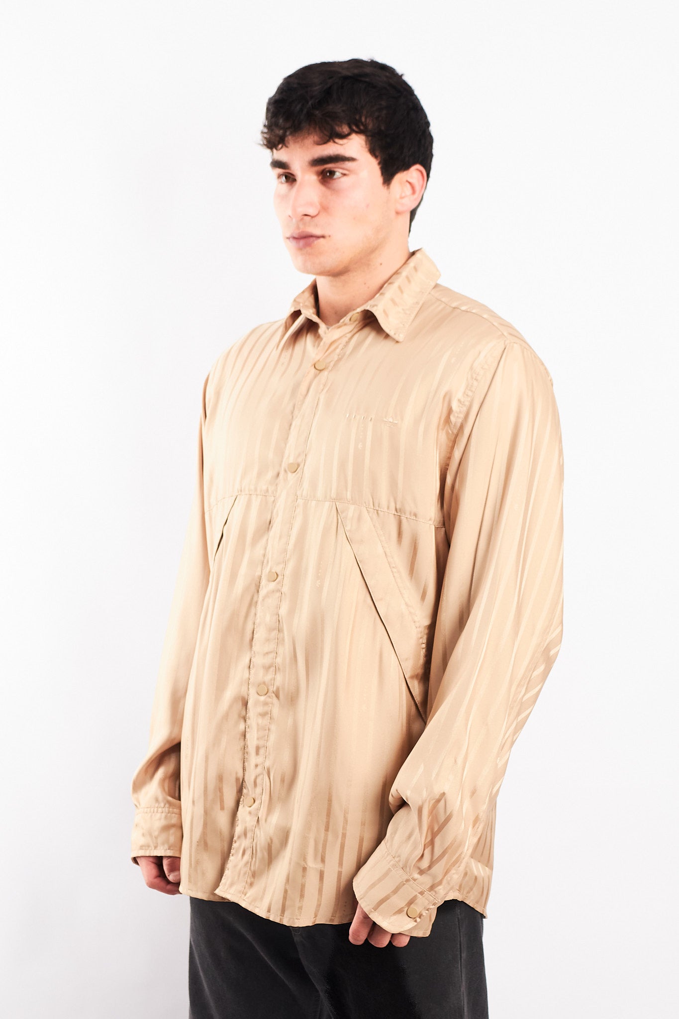 2022 Adidas Gold Striped Shirt (L)