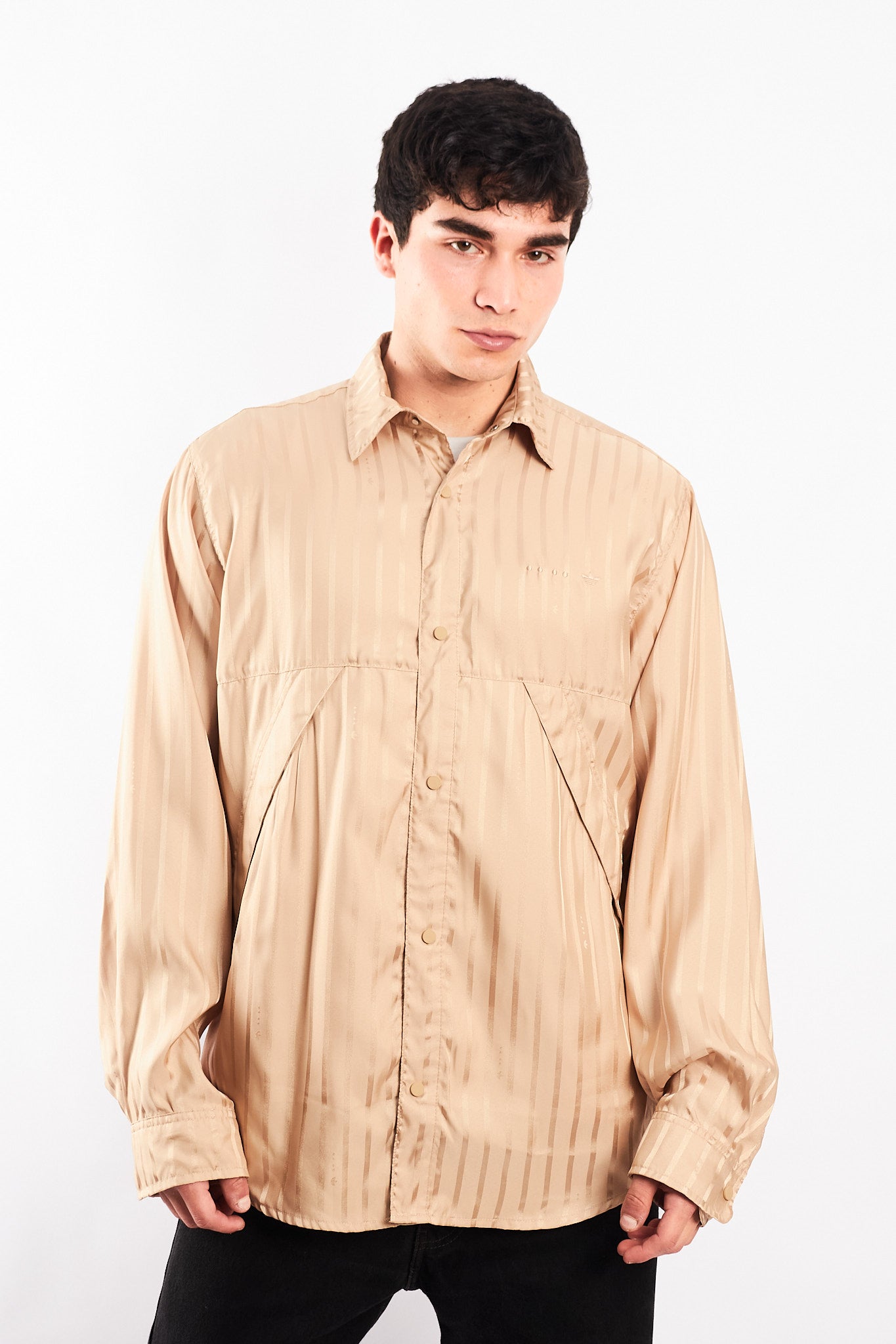 2022 Adidas Gold Striped Shirt (L)