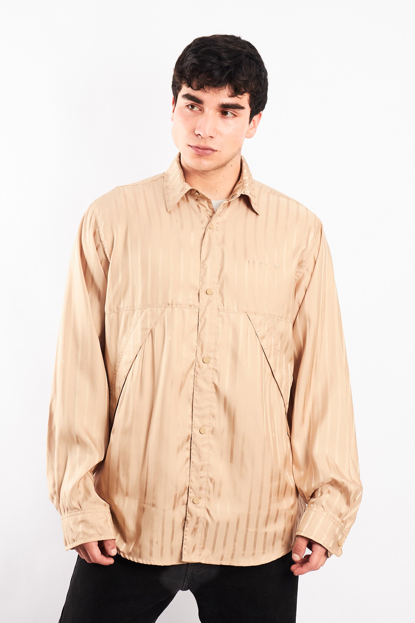 2022 Adidas Gold Striped Shirt (L)