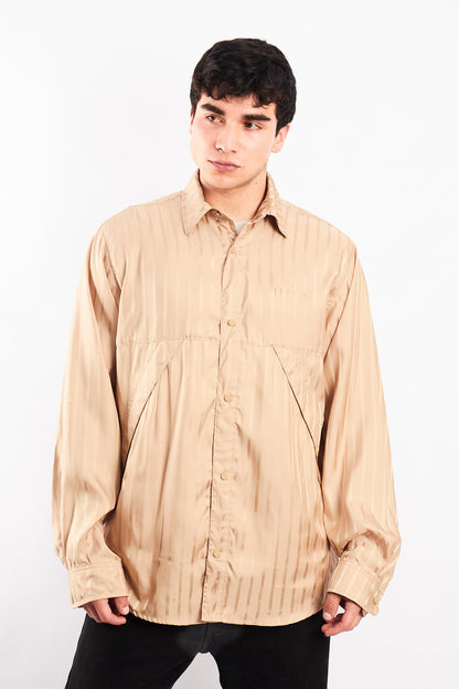 2022 Adidas Gold Striped Shirt (L)