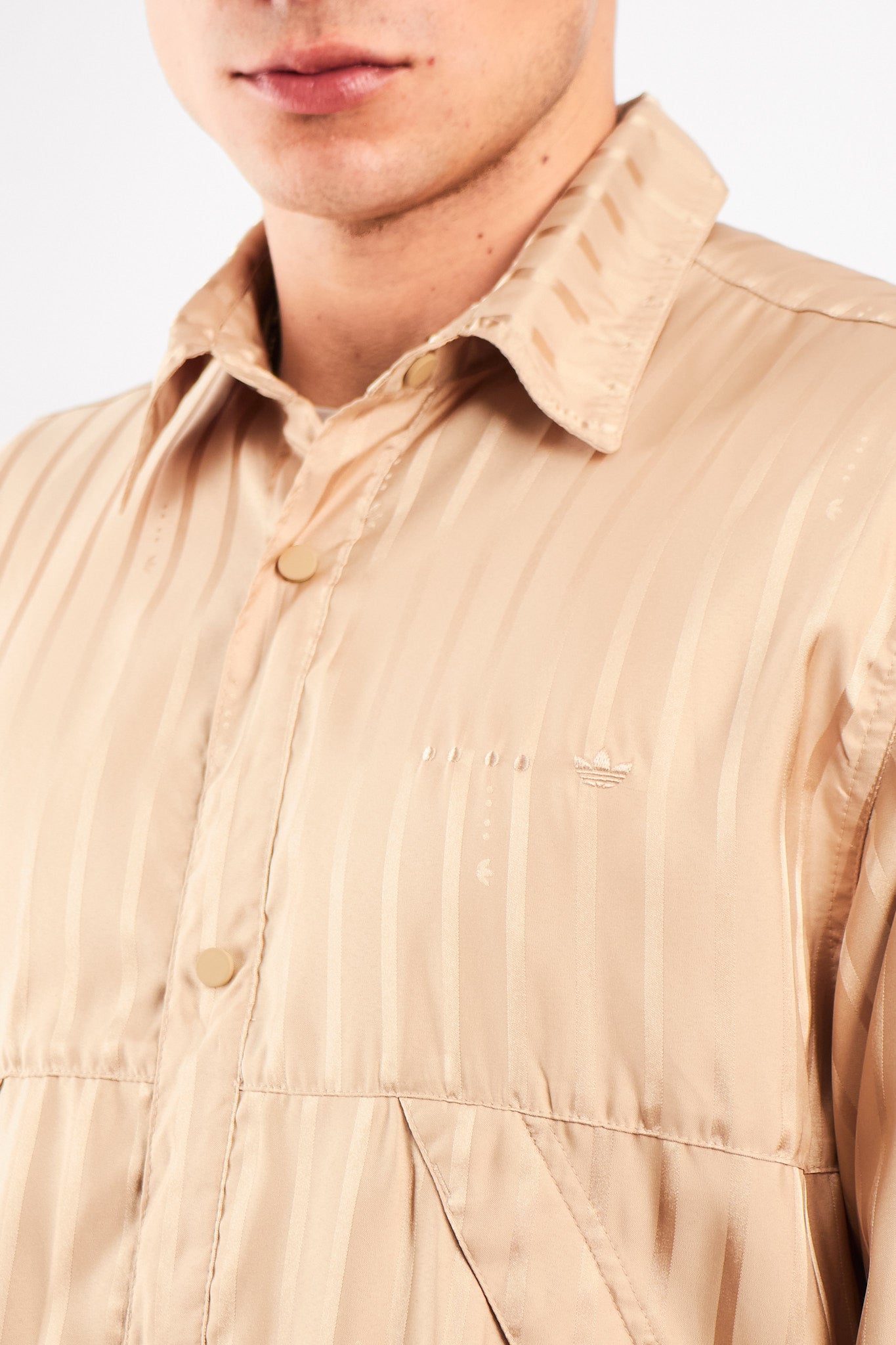 2022 Adidas Gold Striped Shirt (L)