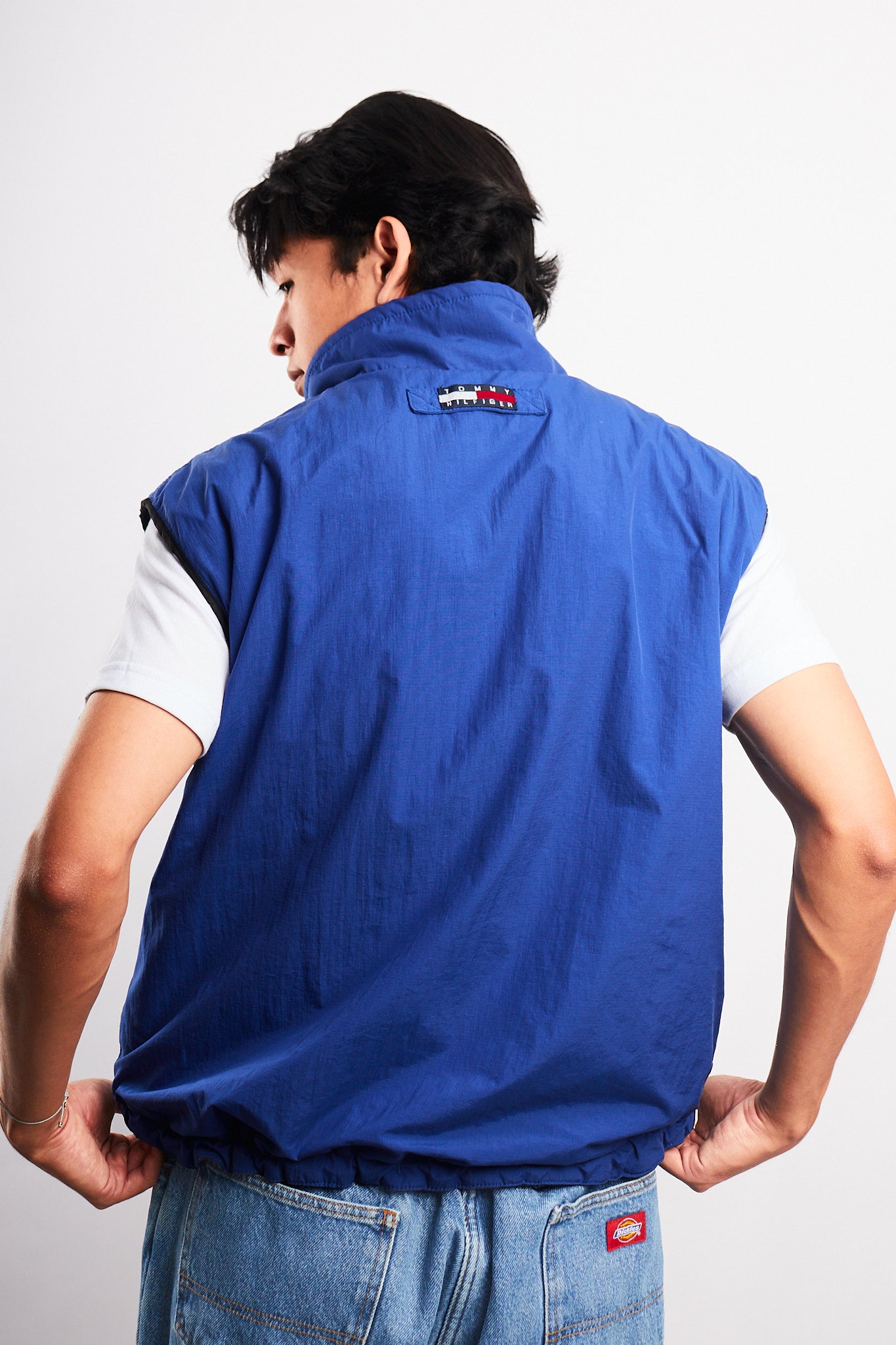 1990 Vintage Tommy Hilfiger Reversible Fleece Vest (S/M)