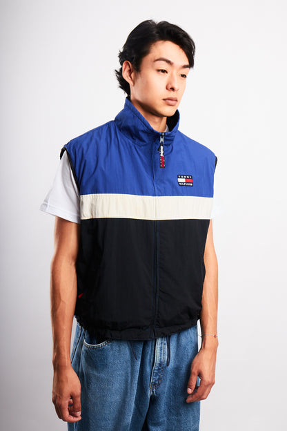 1990 Vintage Tommy Hilfiger Reversible Fleece Vest (S/M)