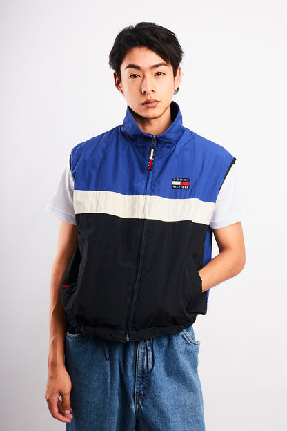 1990 Vintage Tommy Hilfiger Reversible Fleece Vest (S/M)
