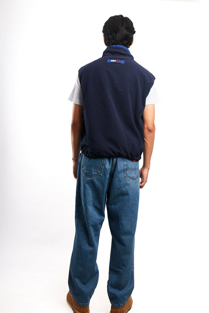 1990 Vintage Tommy Hilfiger Reversible Fleece Vest (S/M)
