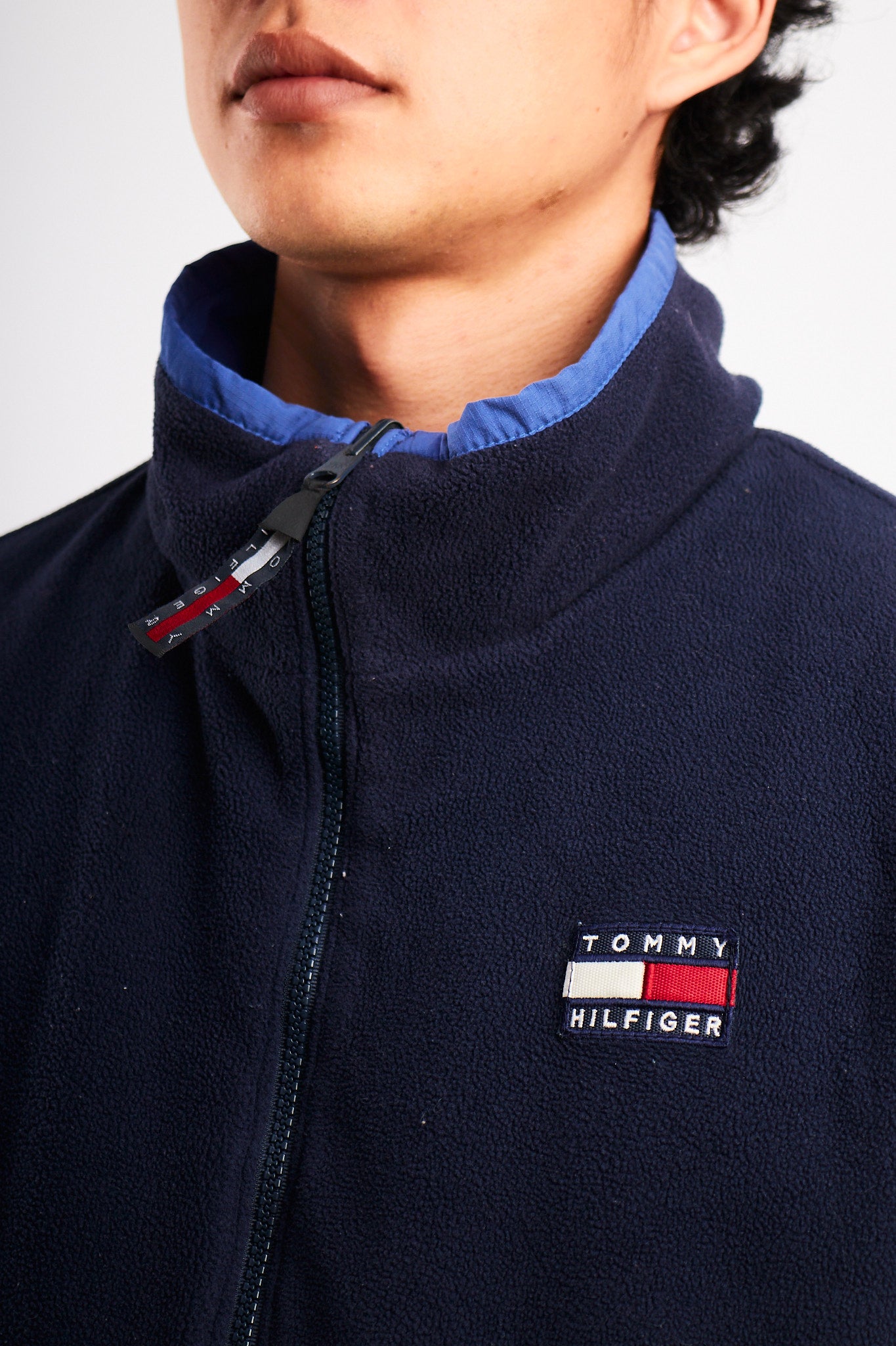 1990 Vintage Tommy Hilfiger Reversible Fleece Vest (S/M)