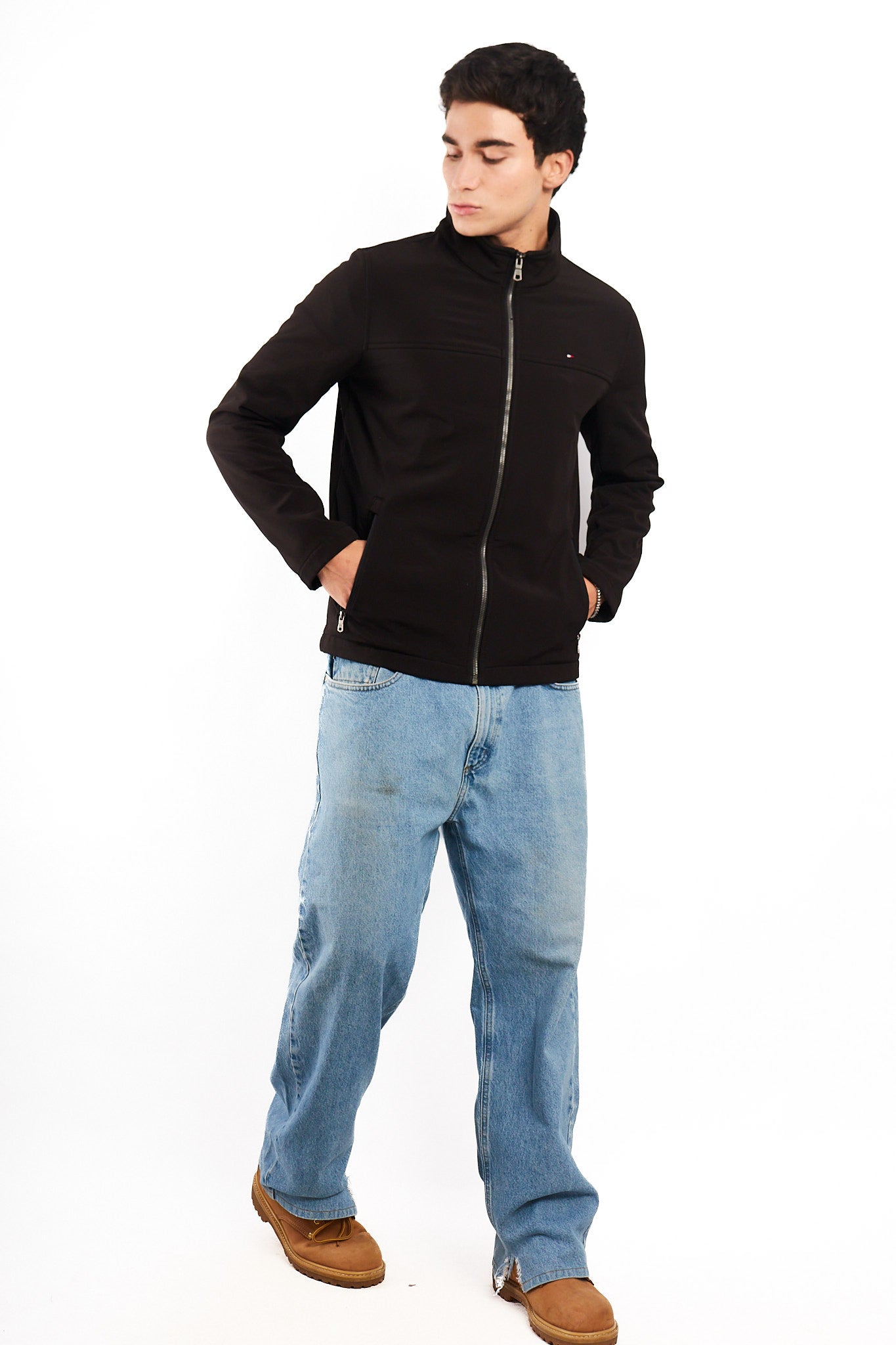 2000 Vintage Tommy Hilfiger Impermeable Softshell Jacket (M)