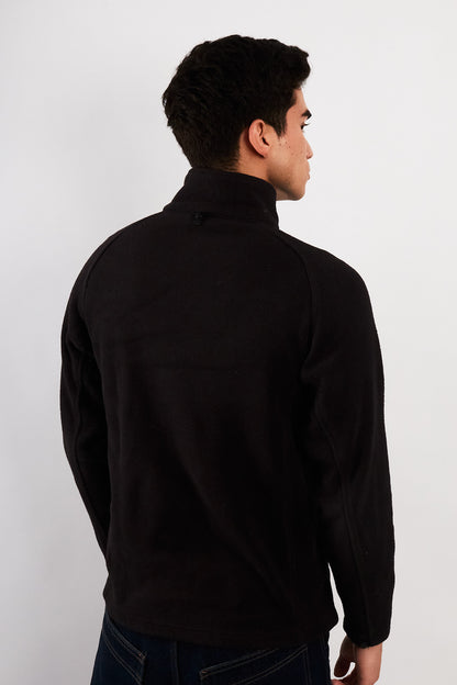 2000 Vintage The North Face Black Fleece Jacket (M)