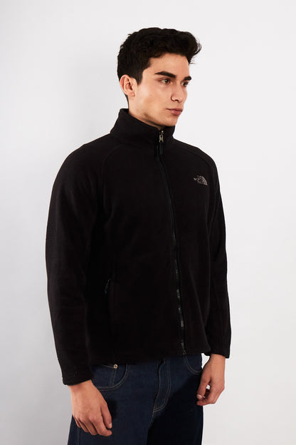 2000 Vintage The North Face Black Fleece Jacket (M)