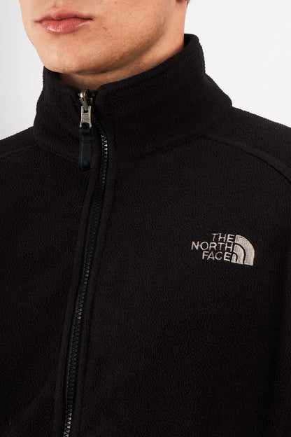 2000 Vintage The North Face Black Fleece Jacket (M)