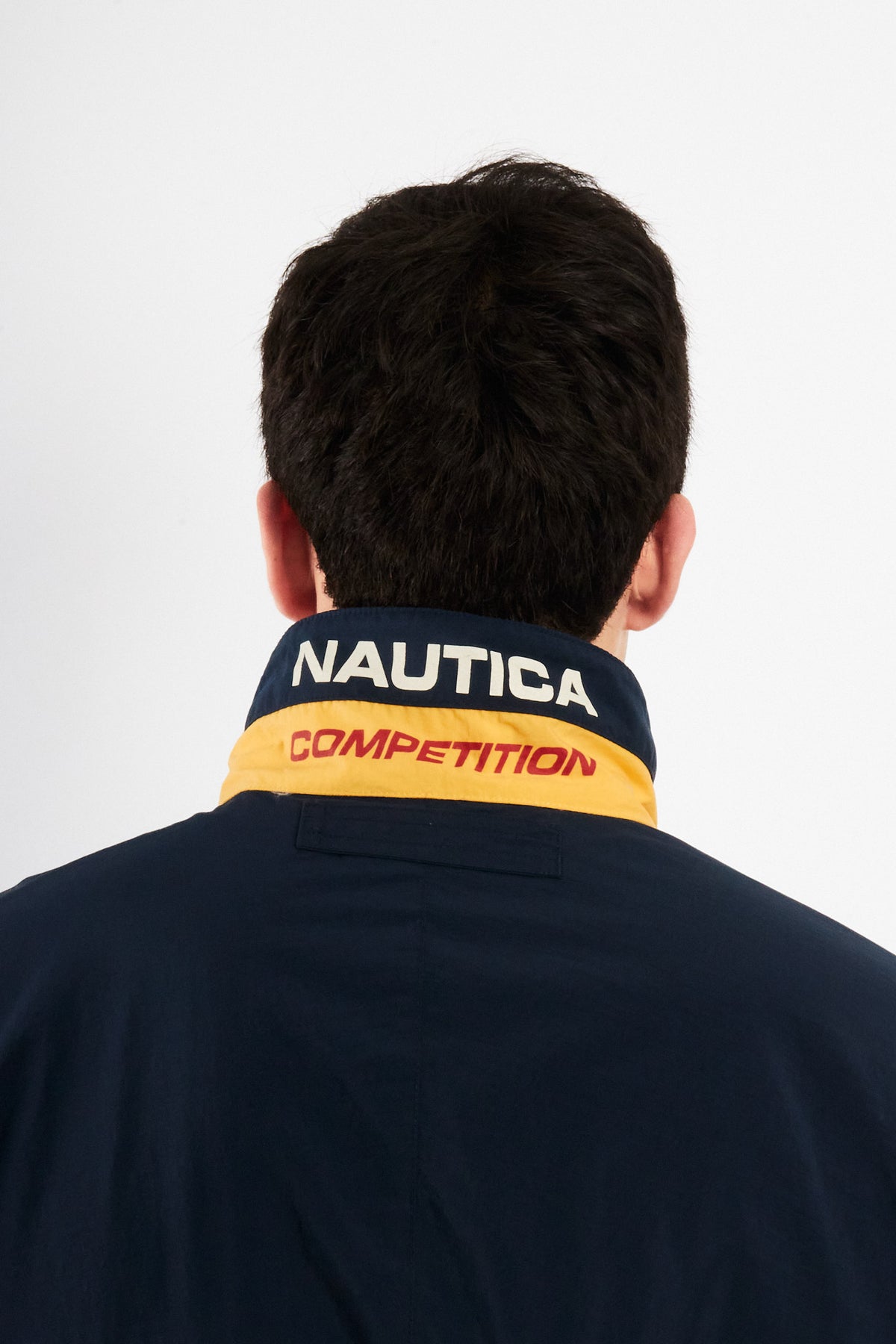 1990 Vintage Nautica Competition Logo Collar Impermeable Jacket (M/L)