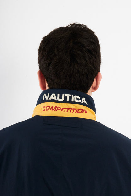 1990 Vintage Nautica Competition Logo Collar Impermeable Jacket (M/L)