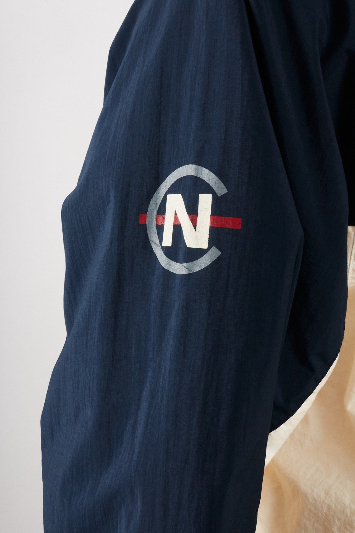 1990 Vintage Nautica Competition Logo Collar Impermeable Jacket (M/L)