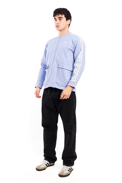 2019 Adidas Lilac Three Stripes Cargo Jacket (M)