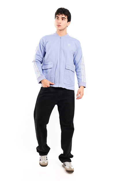 2019 Adidas Lilac Three Stripes Cargo Jacket (M)