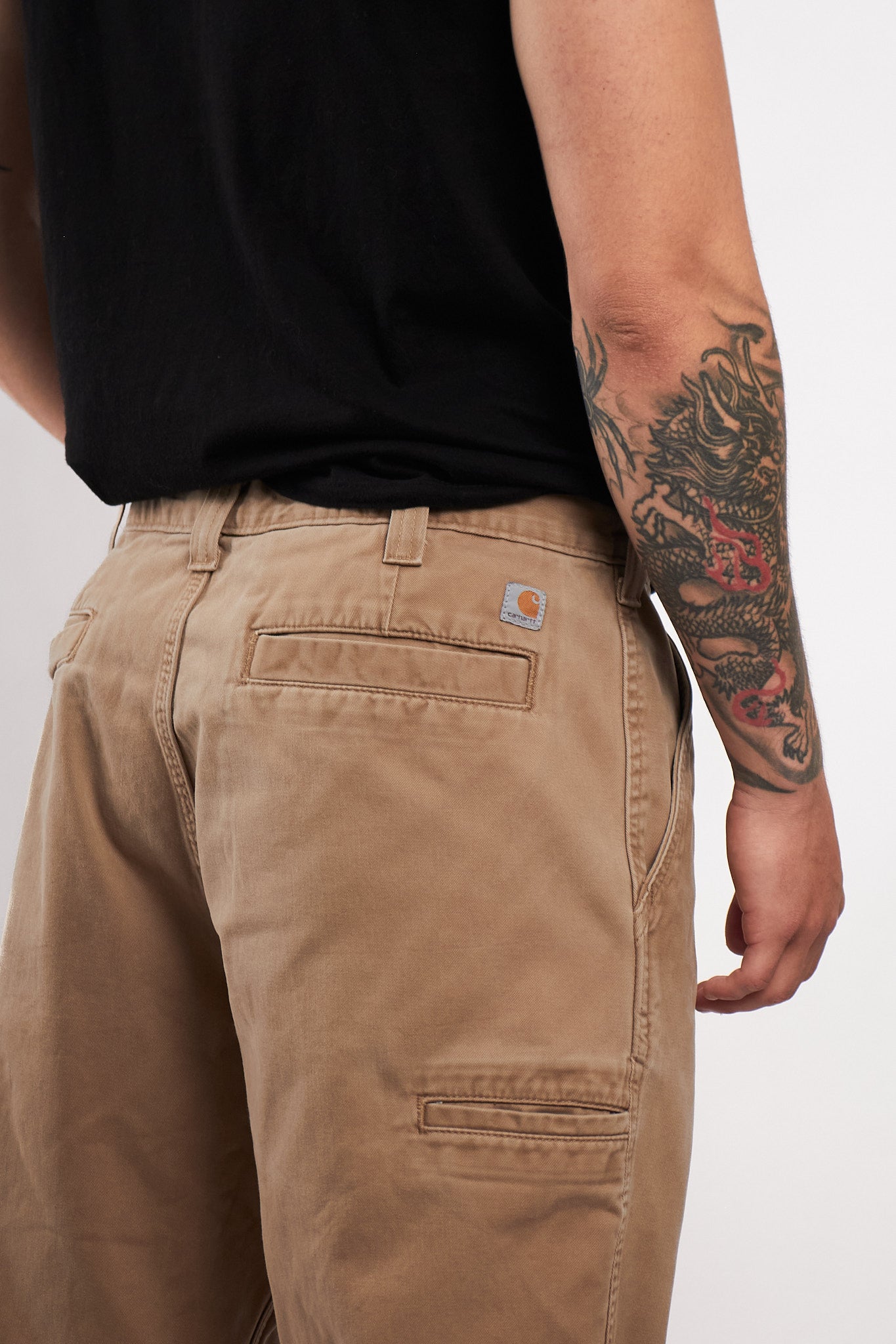 Vintage Carhartt Dark Khakhi Cargo Pant (34/36)