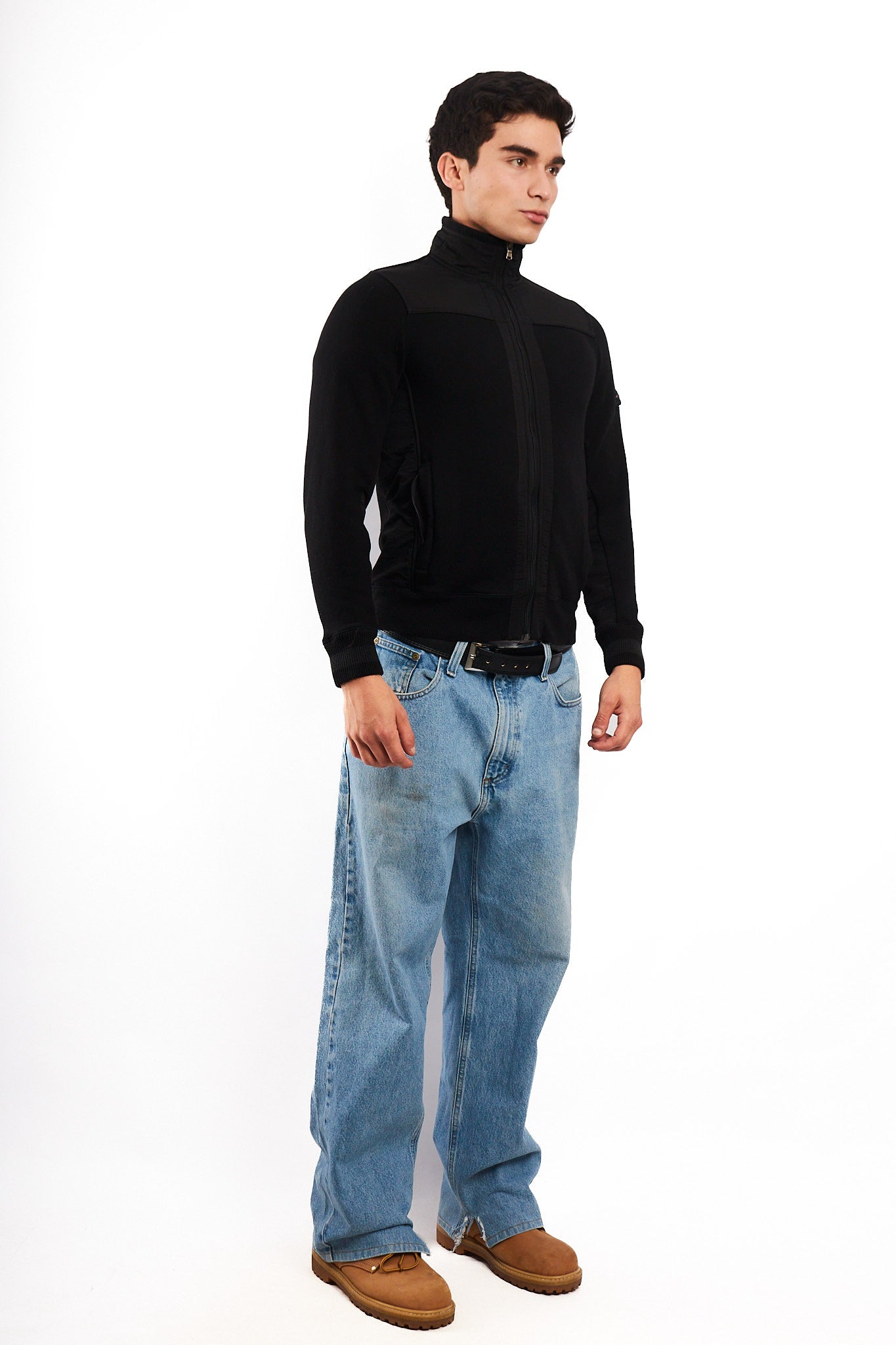 2000 Tommy Hilfiger Black Cotton Jacket (S)