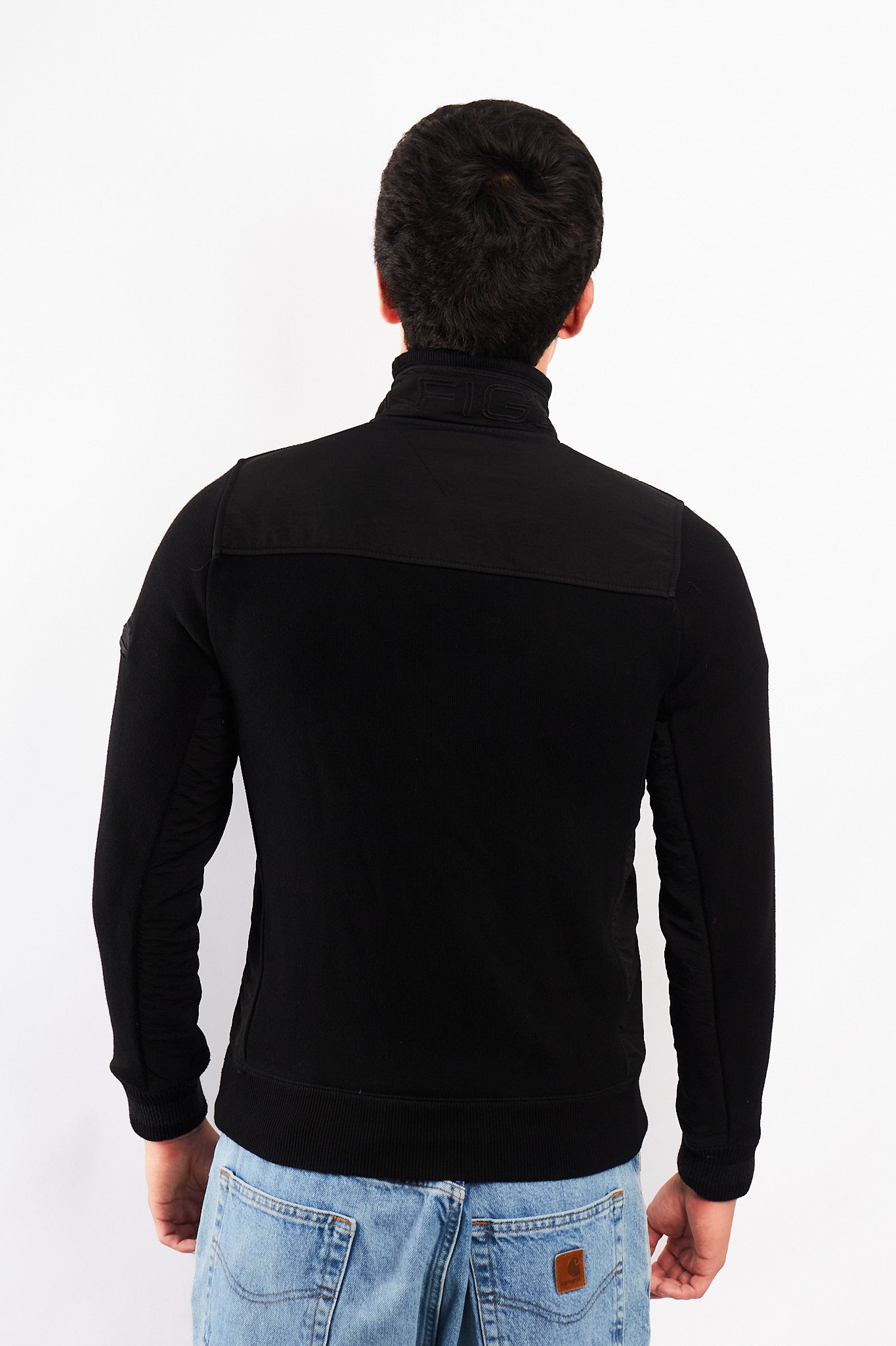 2000 Tommy Hilfiger Black Cotton Jacket (S)