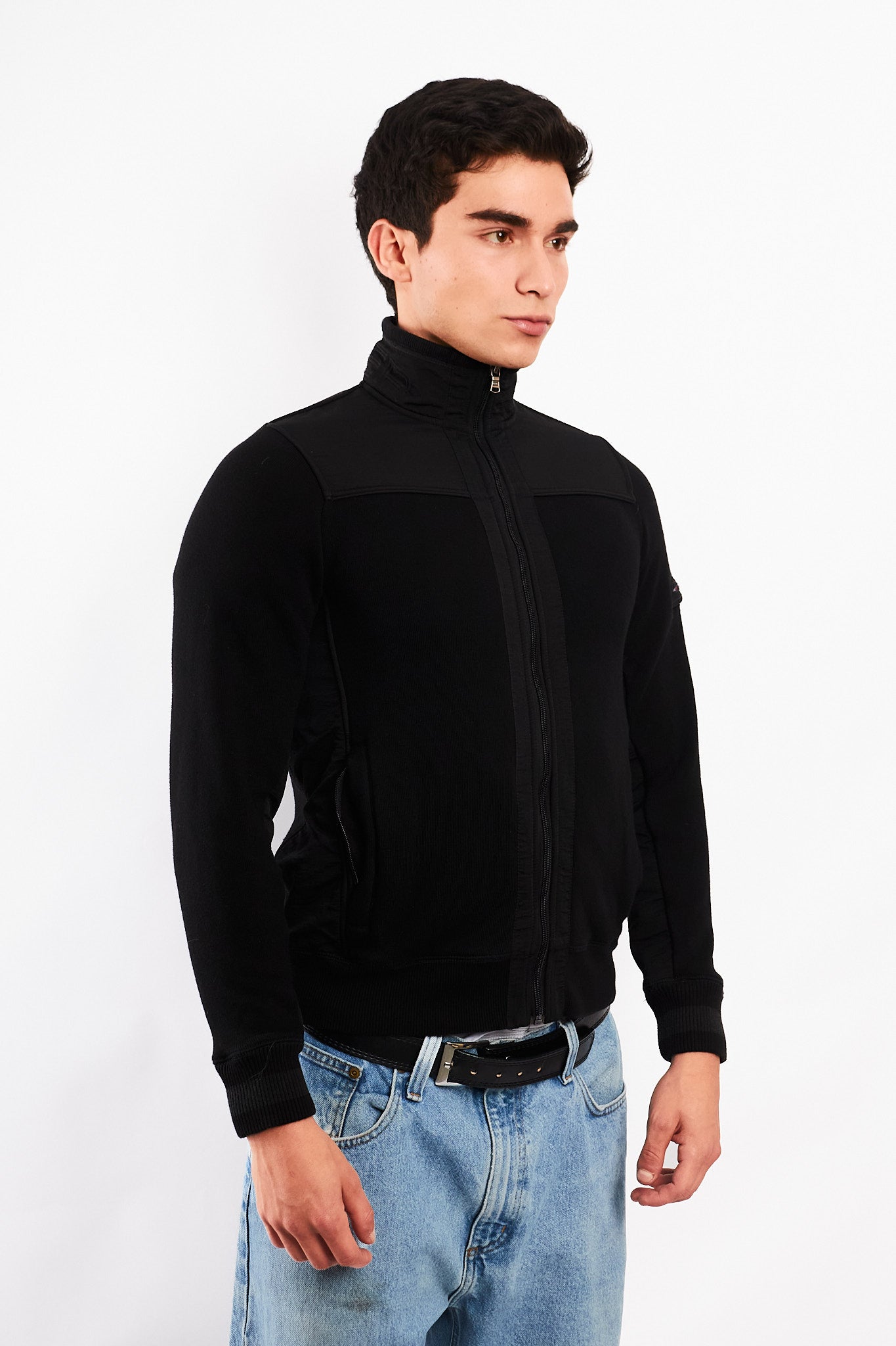 2000 Tommy Hilfiger Black Cotton Jacket (S)