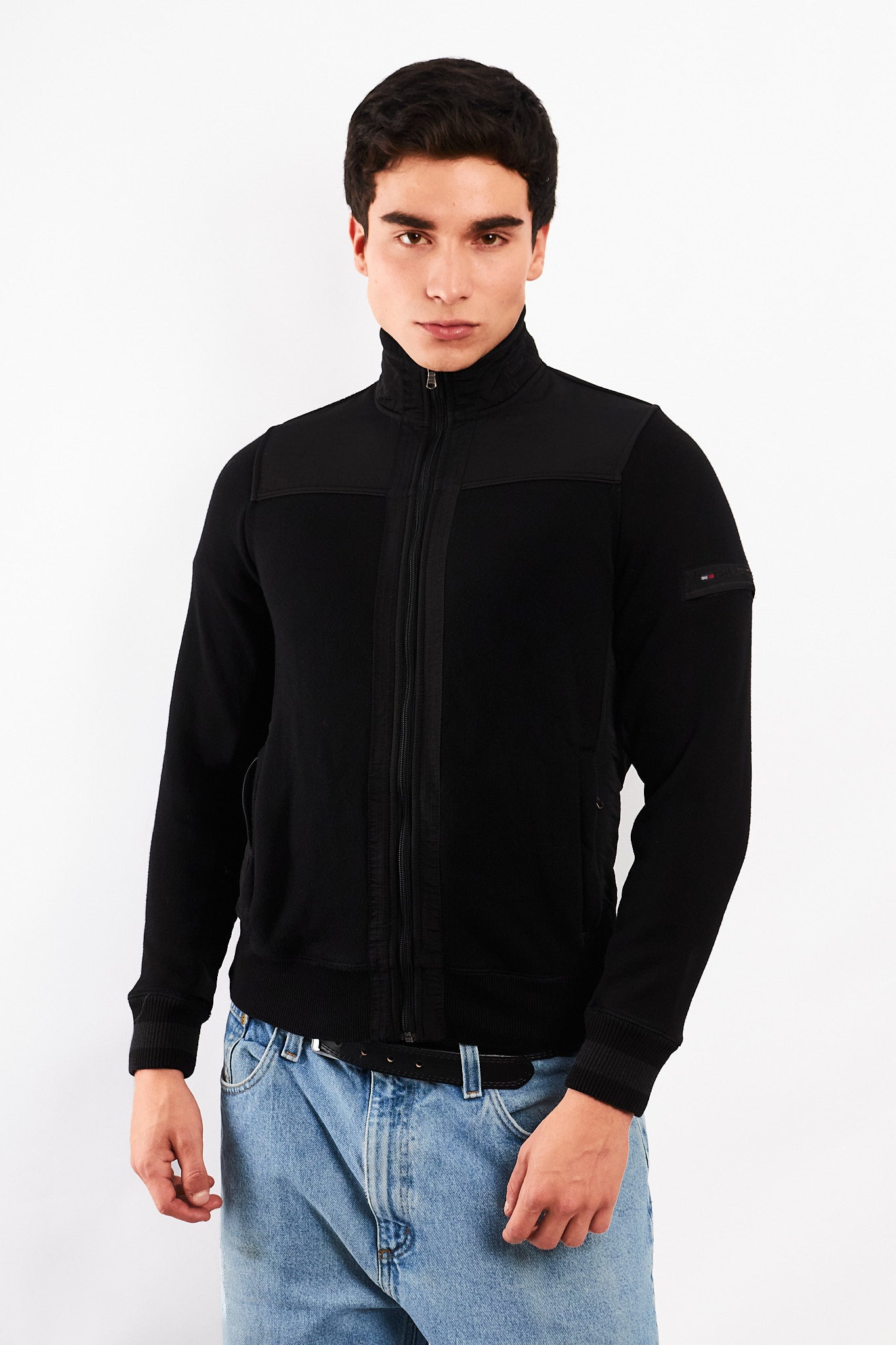 2000 Tommy Hilfiger Black Cotton Jacket (S)