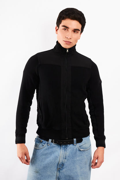 2000 Tommy Hilfiger Black Cotton Jacket (S)
