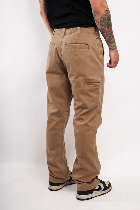 2000 Vintage Carhartt Dark Khakhi Cargo Pant (32)