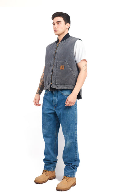 Vintage Carhartt Petrol Gray Vest (M/L)