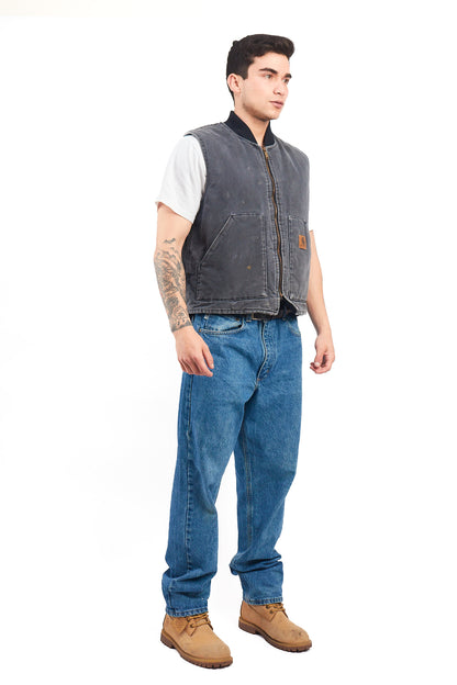 Vintage Carhartt Petrol Gray Vest (M/L)