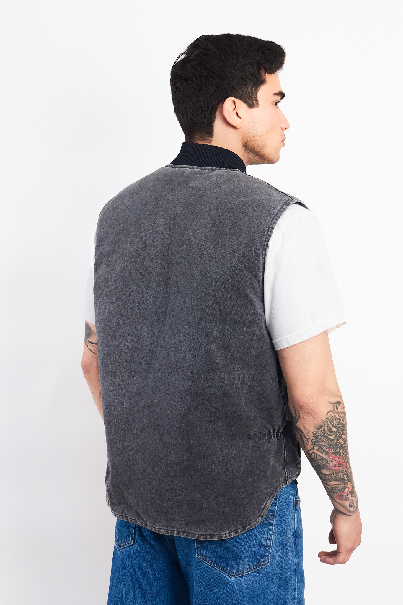 Vintage Carhartt Petrol Gray Vest (M/L)
