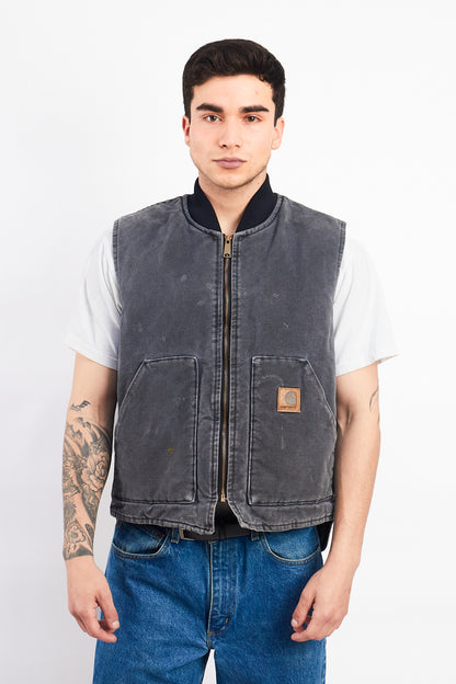 Vintage Carhartt Petrol Gray Vest (M/L)