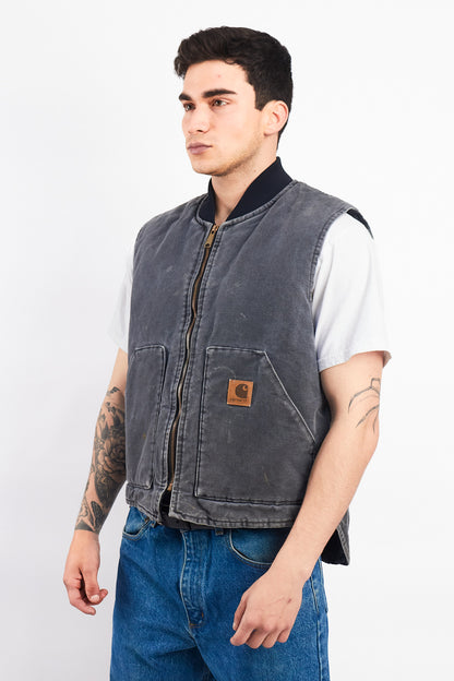 Vintage Carhartt Petrol Gray Vest (M/L)