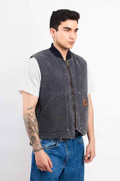 Vintage Carhartt Petrol Gray Vest (M/L)