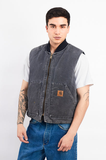 Vintage Carhartt Petrol Gray Vest (M/L)
