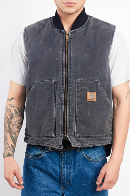 Vintage Carhartt Petrol Gray Vest (M/L)