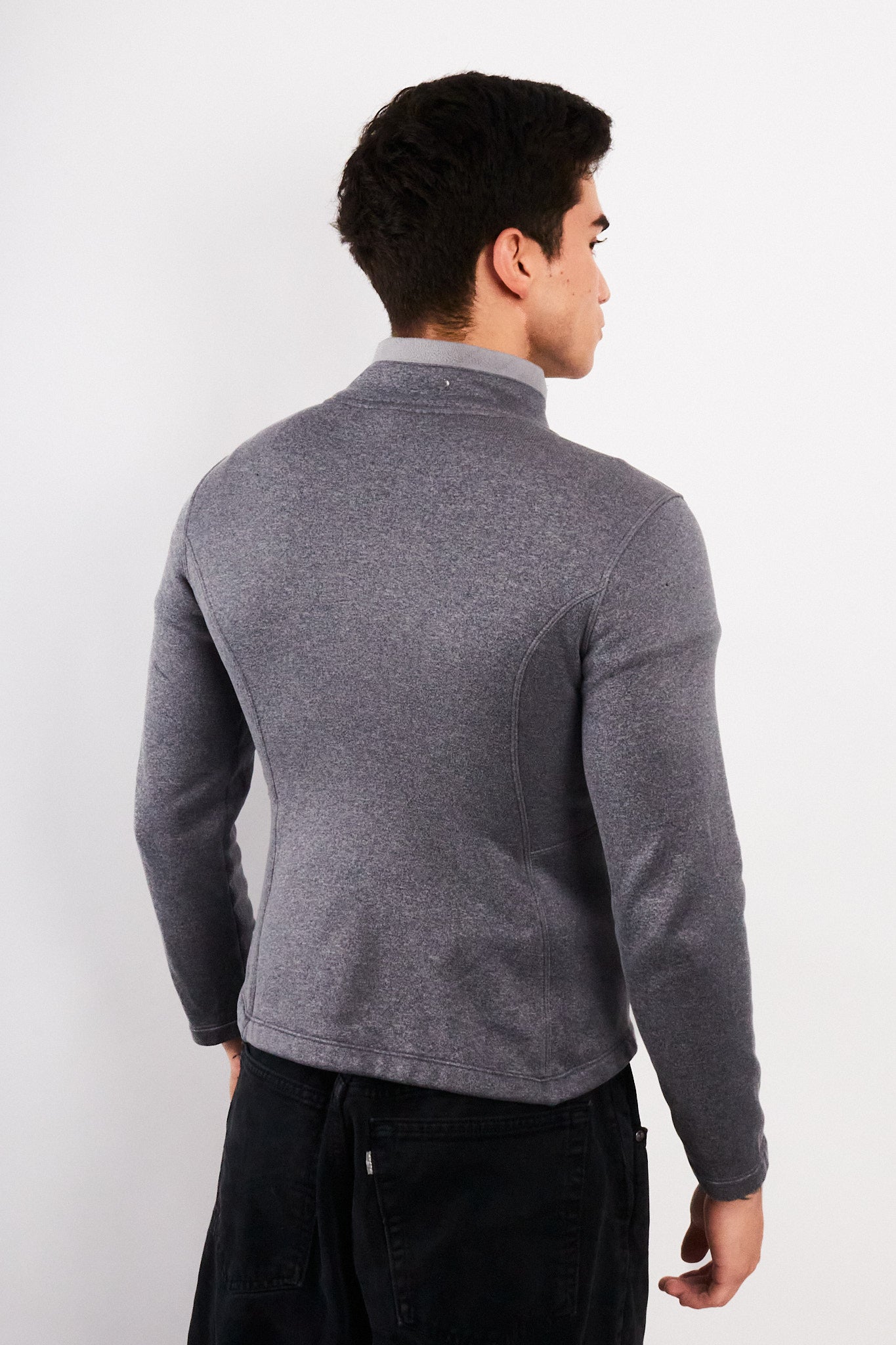 2000 The North Face Gray Fleece Jacket (S)