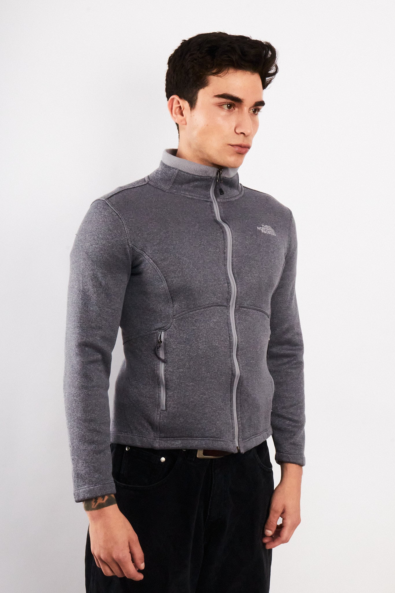 2000 The North Face Gray Fleece Jacket (S)
