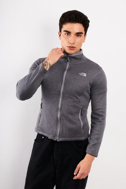 2000 The North Face Gray Fleece Jacket (S)